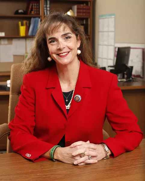 Oklahoma Commissioner of Labor Melissa McLawhorn Houston poses for a photo in her office, Wednesday, June 15, 2016. - GARETT FISBECK