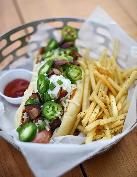 Doggy style Fat Dog at Fat Dog in Oklahoma City, Monday, April 25, 2016. - GARETT FISBECK