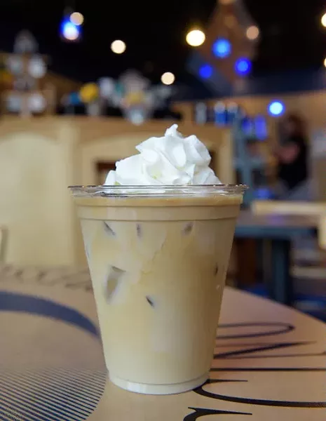 Iced latte at The Blue Bean Coffee Company in Moore, Thursday, Sept. 8, 2016. - GARETT FISBECK