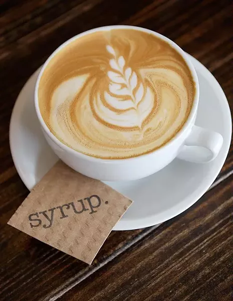 ?Caramel latte at Syrup in Norman, Thursday, Sept. 8, 2016. - GARETT FISBECK