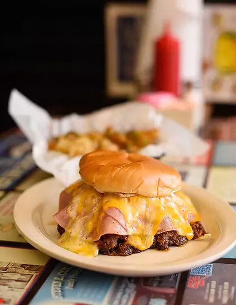 The Buster at Ron's Hamburgers and Chili, Thursday, May 5, 2016. - GARETT FISBECK