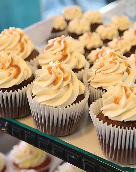 The salted caramel cupcake is among the top sellers at ButterSweet Cupcakes. (Gazette / file)