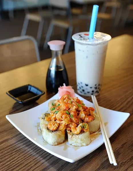 Golden Taipei and Black Milk Tea with Boba at Cafe Taipei in Edmond, Wednesday, Jan. 13, 2016. - GARETT FISBECK