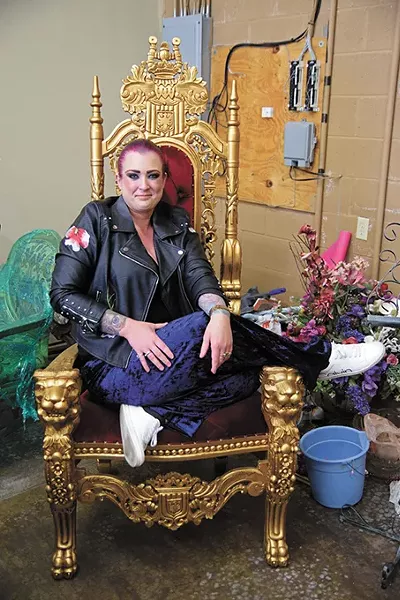 Aubrey York-Ketner started Fancy Couches with her father last year after a stint buying and selling antiques and furniture. - MARK HANCOCK