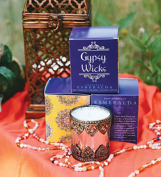 Wall and sister-in-law Valerie Ravencraft - have found success with their Gypsy Wicks - candle company. - PROVIDED