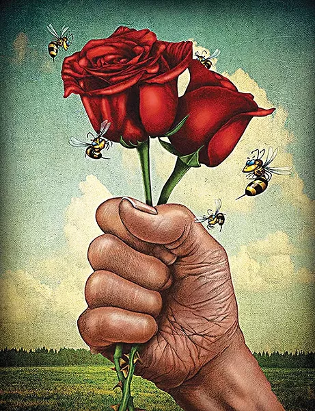 “For Rose” by Rick George - RICK GEORGE / JRB ART AT THE ELMS / PROVIDED