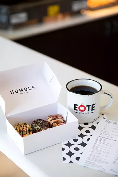 Humble Donut Co. has partnered with local coffee roaster EÔTÉ to provide its coffee service across the country. - PROVIDED