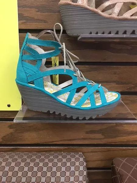 Daniels Shoes features in-demand styles like this sandal from Fly London. - KIMBERLY LYNCH