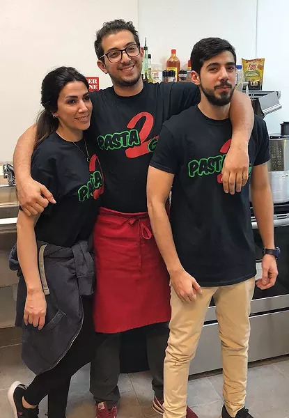Lina, Shadi and Omar Saleh run Pasta 2 Go along with Bassam Saleh. - PROVIDED