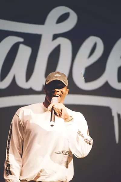 Russell Westbrook chops it up with the crowd at the 2017 Why Not?? Comedy Show. - RYAN MAGNANI / PROVIDED