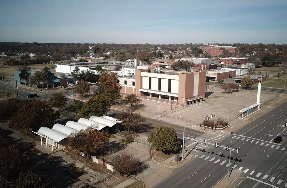 The long-vacant Central National Bank building will be renovated by Oklahoma City Public Schools and named after civil rights leader Clara Luper. - PETE BRZYCKI