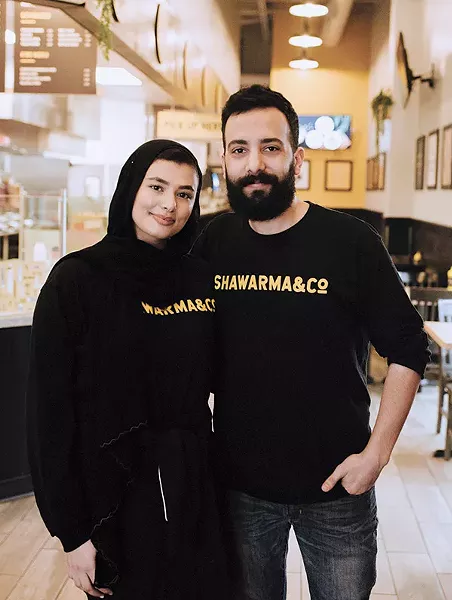 Yaqeen and Mohammad Aboubead operate Shawarma & Co. - ALEXA ACE
