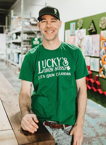 John Degerness of Lucky’s Grow Supply, 7507 Broadway Extension, said his business is supplying hobbyists, commercial growers and medical marijuana patients. - ALEXA ACE