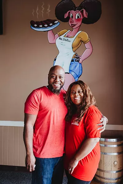 Chris and Nicole Cornish are the owners of Cornish Smokehouse. - ALEXA ACE