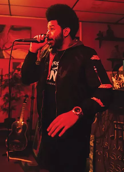 Christopher G. Acoff, AKA Original Flow, is working on a new album, which he describes as the sum total of everything he has experienced in his life from being a black child to growing up into a hip-hop artist. - ALEXA ACE