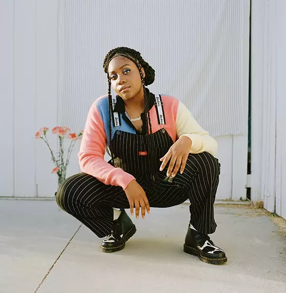 Chicago rapper Noname performs at a ticketed show Sunday at ACM@UCO Performance Lab. - CHANTAL ANDERSON / PROVIDED
