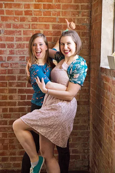 Sarah Bacon Liem and Hannah Berrett helped found Swingout OKC in 2016. - PROVIDED