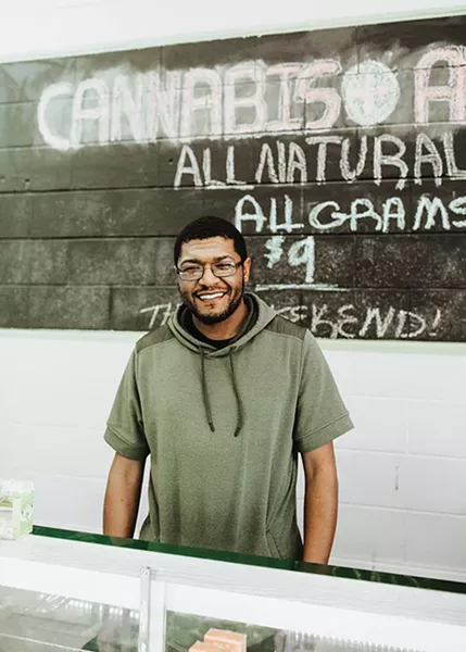 Sam Hill Sr. of Cannabis Aid regularly attends public policy meetings for medical cannabis and expected the health department requirement that goes into effect later this month. - ALEXA ACE