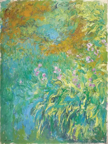 “Irises by the Pond” by Claude Monet - KATHERINE WETZEL / VIRGINIA MUSEUM OF FINE ARTS / PROVIDED