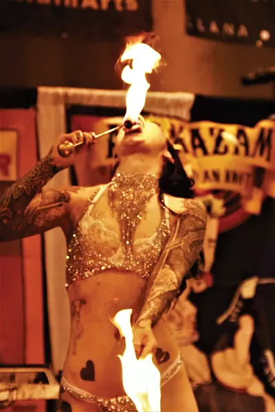 Sideshow and burlesque performers will be onstage during the three-day convention. - PROVIDED