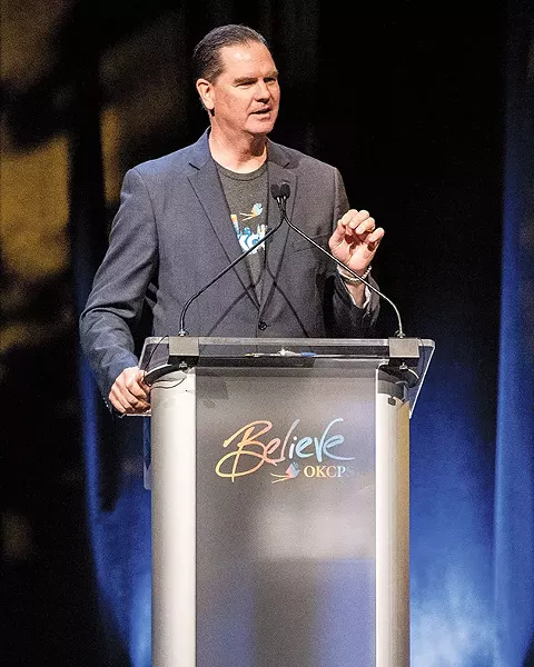 OKCPS superintendent Sean McDaniel encourages district employees to make the first year under Pathway to Greatness the best it can be. - MIGUEL RIOS
