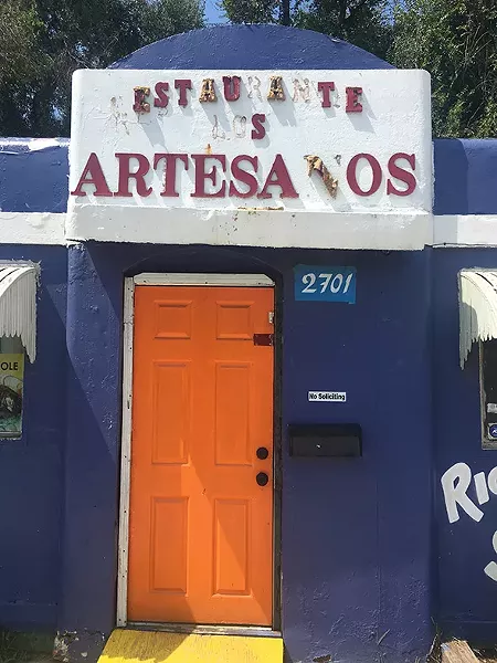 Restaurante Los Artesanos is located at 2701 S. Walker Ave. - JACOB THREADGILL