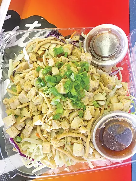 The egg roll and bowl salad - JACOB THREADGILL