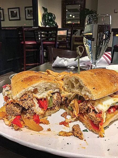 Meatball sub at Bellini’s with fries - JACOB THREADGILL