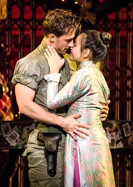 Emily Bautista plays Kim and Anthony Festa plays Chris in Miss Saigon. - MATTHEW MURPHY / PROVIDED