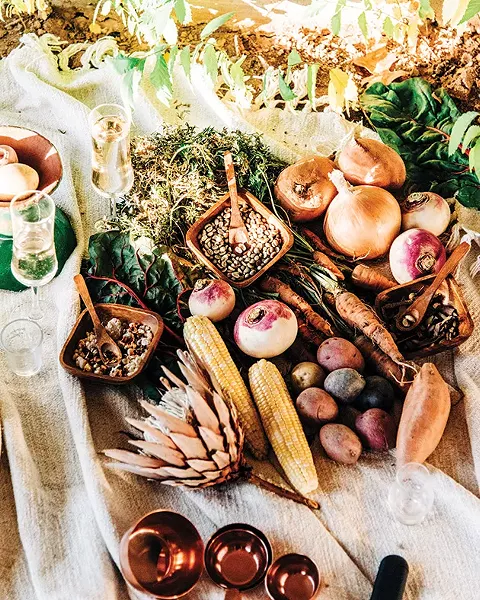 The visuals for Kindred Spirits aim to represent the ancestral connection that inspired the concept. Food will also be reflective of this, with Southern- and African-inspired cuisine. - CHELSI DENNIS / PROVIDED