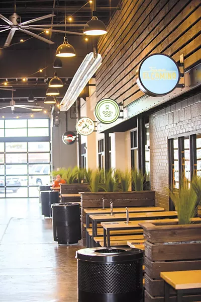Edmond Railyard features - a patio and common seating areas, but each food and drink tenant will also have seating space within their space. - MIGUEL RIOS