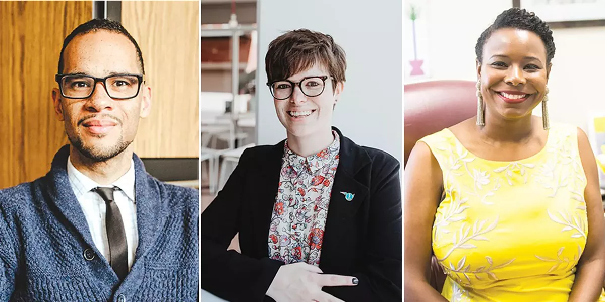from left Councilmembers James Cooper, JoBeth Hamon and Nikki Nice host a virtual town hall on mental health today at 4 p.m. - ALEXA ACE AND MIGUEL RIOS