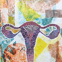 Madihah Janjua’s “Voices” is on display at Fighting for Abortion Access Is an Act of Love 2-4 p.m. Saturday at Kamp’s 1910 Café.