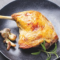 An example of duck confit