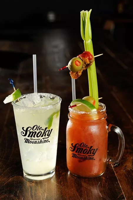 Jalepeno Margarita and Bloody Mary Lou at Hillbilly's in Oklahoma City, Tuesday, Dec. 8, 2015. - GARETT FISBECK