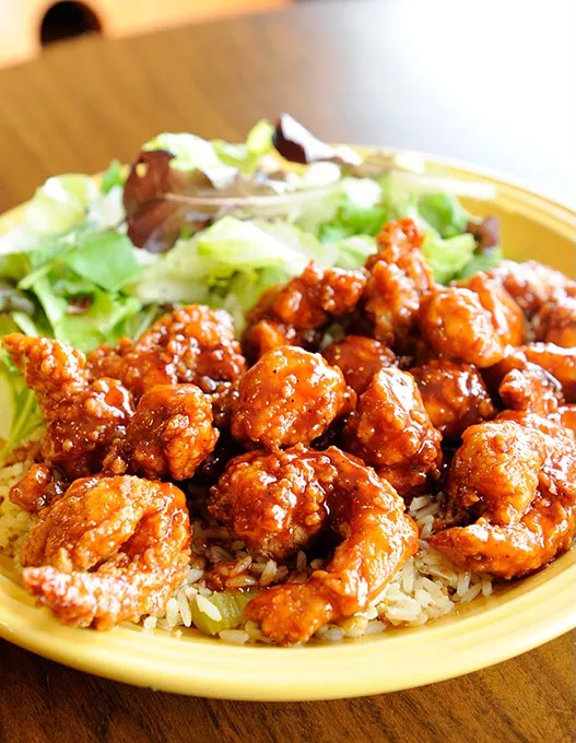 Boom Boom Chicken and Shrimp at Bighead's in Edmond, Wednesday, Feb. 11, 2015. - GARETT FISBECK