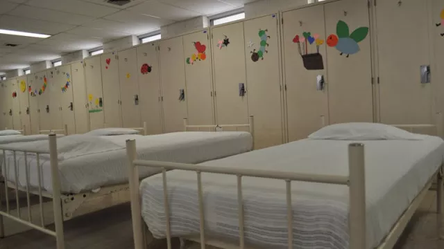 Fort Still Dormitory for undocumented minors. - PROVIDED