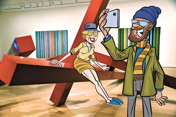 The Modernist Spectrum exhibit at the Oklahoma City Museum of Art, 1-22-16. - MARK HANCOCK