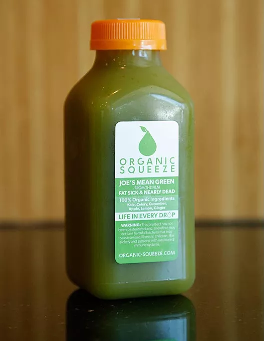 Joe's Mean Green juice at Organic Squeeze in Oklahoma City, Thursday, June 4, 2015. - GARETT FISBECK