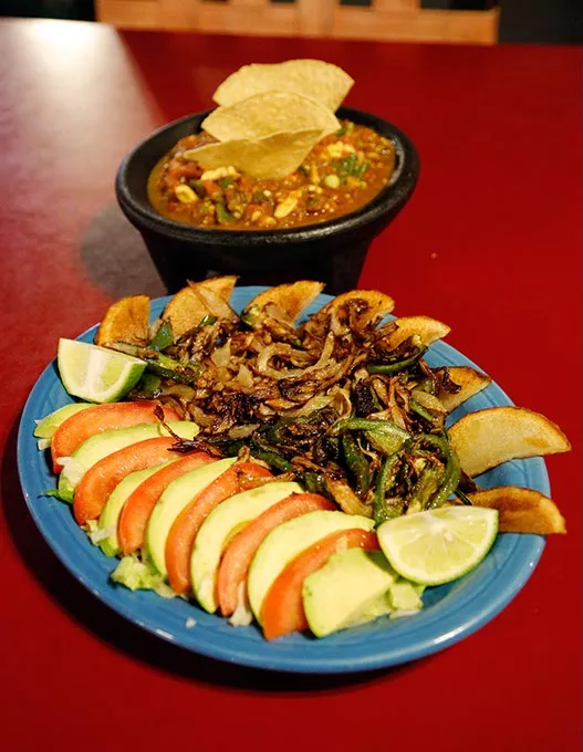 Botana and Special Salsa at Chelinos in Oklahoma City, Friday, April 17, 2015. - GARETT FISBECK