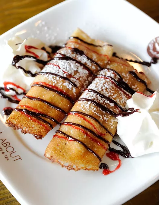 Fruit Crepes at All About Cha in Oklahoma City, Thursday, Sept. 17, 2015. - GARETT FISBECK