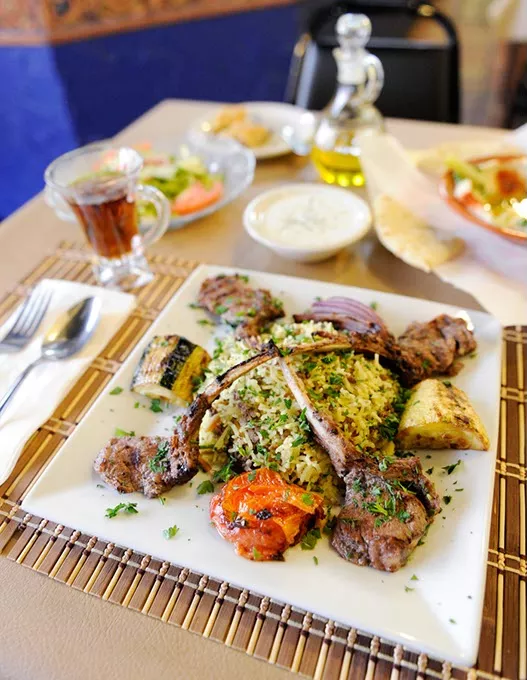 Lamb chops at Camilya's Cafe in Oklahoma City, Thursday, Nov. 12, 2015. - GARETT FISBECK