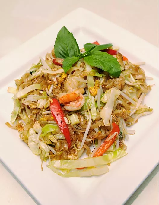 Shrimp Pad Kee Mao at Tana Thai in Oklahoma City, Thursday, Dec. 10, 2015. - GARETT FISBECK