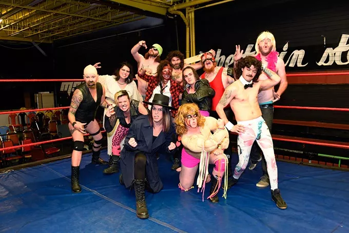 Blowmania at Mid South Wrestling, Monday, April 11, 2016. - GARETT FISBECK