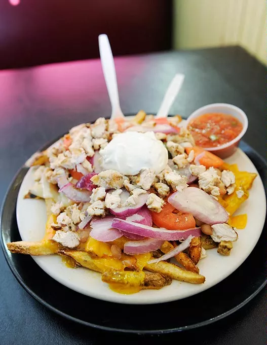 White Trash Nachos at Irma's Burger Shack in Oklahoma City, Wednesday, Dec. 16, 2015. - GARETT FISBECK