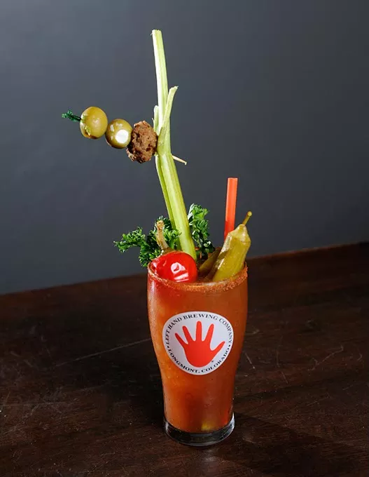 Bloody Rumble at S&B Burger in Oklahoma City, Thursday, March 19, 2015. - GARETT FISBECK