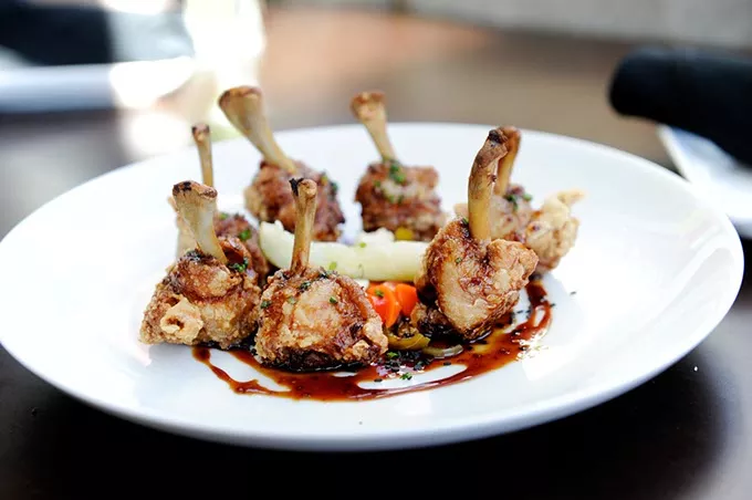 Chicken Lollipops at Guernsey Park in Oklahoma City, Thursday, Jan. 28, 2016. - GARETT FISBECK