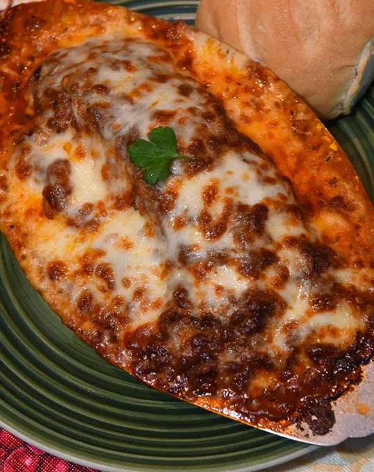 Lasagna at Bella Vista, on south Western Avenue in OKC, 11-19-15. - MARK HANCOCK