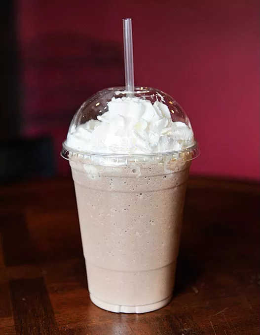 Frosted Mint Latte at Credo House in Edmond, Thursday, Dec. 10, 2015. - GARETT FISBECK