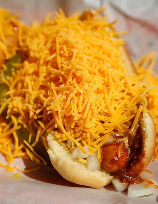 Chili Dog at Chili Dog Express in Oklahoma City, Friday, March 3, 2015. - GARETT FISBECK